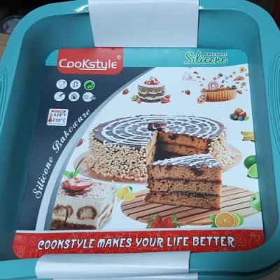 Silicone tray, non-stick, high temperature resistant. 20&times;22&times;5cm