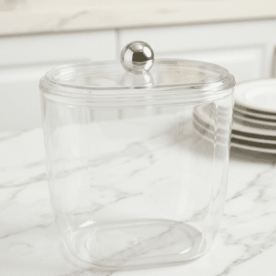 حافظة بقليات أكريليك بغطاء ومقبض شفاف  Acrylic Food Storage Jar with Lid & Clear Knob  ign