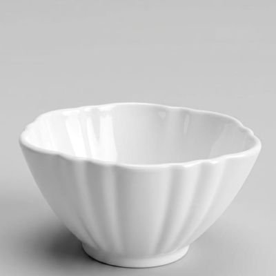  بولة تقديم بلاستيك فاخرة - تصميم متموج  Premium Plastic Serving Bowl - Wavy Design  