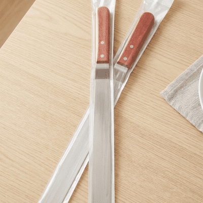 سكينة (سباتولا) فرد وتزيين الكيك بمقبض خشبي&  Wooden Handle Cake Spatula / Icing Spatula