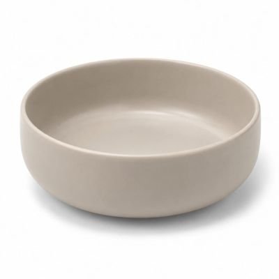 وعاء تقديم سيراميك مسطح  Stoneware Low Serving Bowl.  
