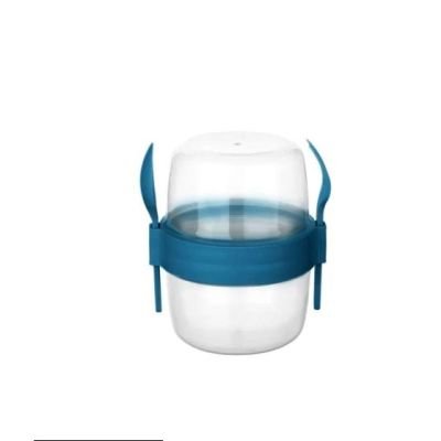 : كوب الميوزلي تيك آند جو مع ملعقة وشوكة - 800    Take'N Go Muesli Cup with Spoon & Fork - 800 ml  