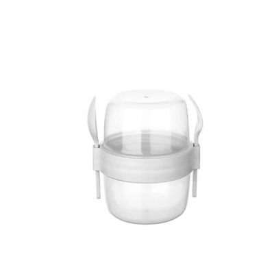 كوب الميوزلي تيك آند جو مع ملعقة وشوكة - 800 مل   Take'N Go Muesli Cup with Spoon & Fork - 800 ml  