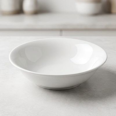 طبق تقديم بورسلين أبيض (EN) White Porcelain Serving Bowl ​