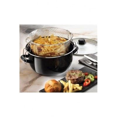 مقلاة غير لاصقة للقلي والتحمير (مع سلة تصفية). &  Non-Stick Stir/Fry Pan (with Frying Basket).