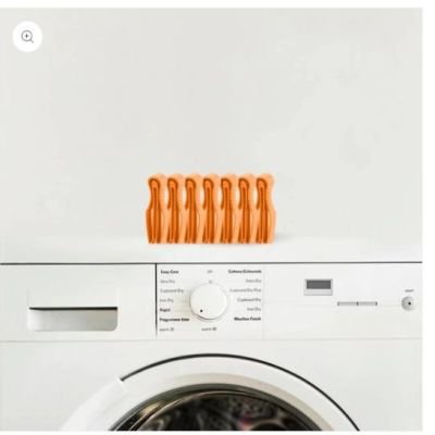 مشابك غسيل بلاستيك كروكودايل إم ديزاين &ndash; 12 قطعة.  : M-Design Crocodile Plastic Clothes Pegs &ndash; 12 Pieces. [1, 2]  