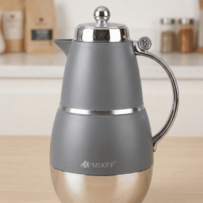 : دلة (ترمس) حافظة للحرارة من ماركة  سعاتها 1 لتر & MIXFF Thermal Carafe / Vacuum Flask.