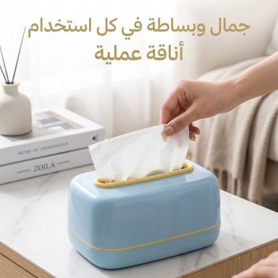 Nordic Style Dual-Tone Tissue Box Cover