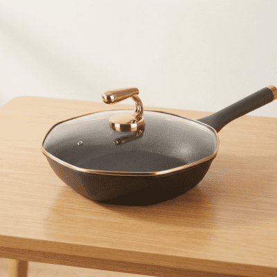 : مقلاة (حلة) بثمانية أضلاع - مقاس 32 سم&  Octagonal Pan - 32 cm.