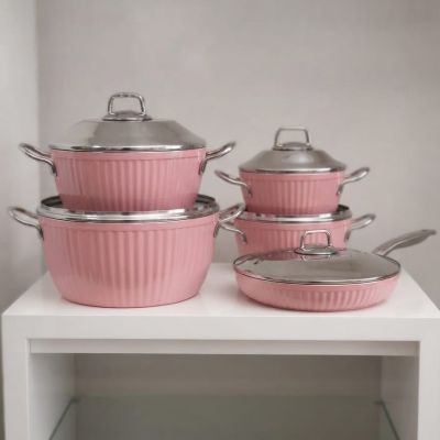 طقم جرانيت 10قطع10-piece granite cookware set