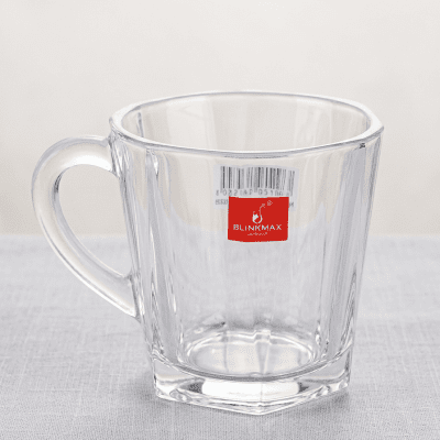 طقم أكواب زجاجية بلينكماكس (6 قطع)  Blinkmax Glass Mug Set (6 Pieces)
