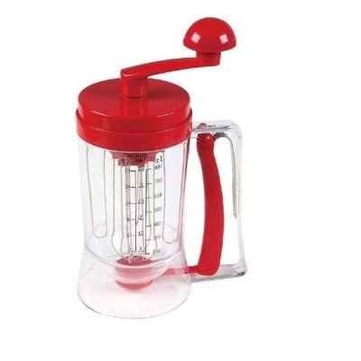 ماكينة وموزع البان كيك والقطايف اليدوية - أحمرManual Pancake & Batter Dispenser Machine - Red 