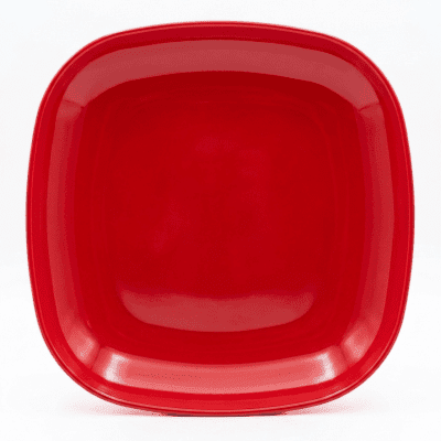 طبق عشاء عميق مربع (ام ديزاين إيدن) - 26 سم - أحمر M-Design Eden Deep Square Dinner Plate - 26cm - Red