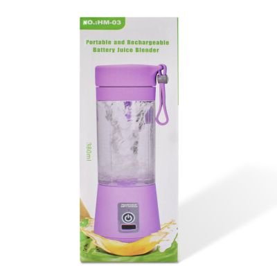 Portable rechargeable juice blender