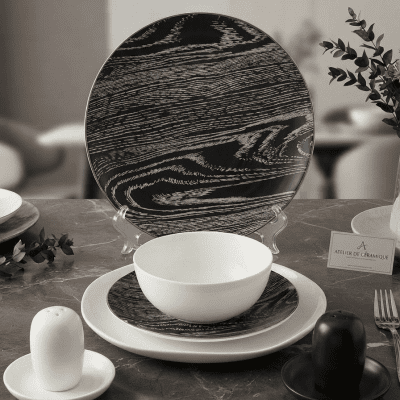 طقم عشاء 28قطعه. 28-piece dinner set