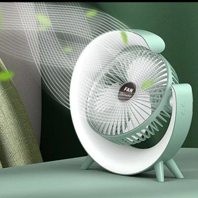 مروحة مكتب 3 USB سرعات مع مروحة شخصية خفيفة ملونة مروحة سطح المكتب قابلة للدوران درجة للمنزل والمكتب وغرفة 