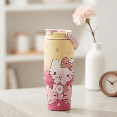 For the ultimate Hello Kitty lovers! Leak-proof, insulated, and absolutely adorable. Take your favorite sips everywhere with this premium stainless steel m