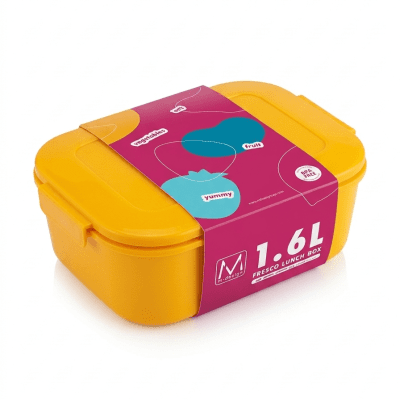 لانش بوكس فريسكو علبة غداء من إم ديزاين &ndash; 1.6 لتربالإنجليزية: M-Design Fresco&trade; Lunch Box Container &ndash; 1.6L