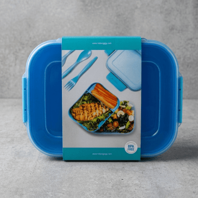 لانش بوكس فريسكو علبة غداء من إم ديزاين &ndash; 1.6 لتر (أزرق)بالإنجليزية: M-Design Fresco&trade; Lunch Box Container &ndash; 1.6L (Blue)