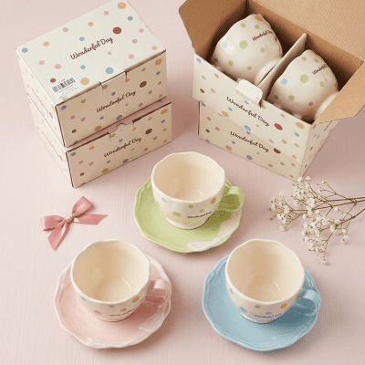 "Every morning is a 'Wonderful Day' with the right cup.  Sip your favorite drink in absolute sweetness."