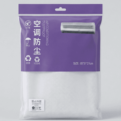 غطاء تكييف داخلي قماشي واقٍ من الغبارAir Conditioner Indoor Fabric Dust Cover