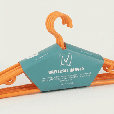 طقم شماعات ملابس "إم-ديزاين" متعددة الاستخدام - 5 قطع "M-Design" Universal Clothes Hangers Set - 5 Pieces