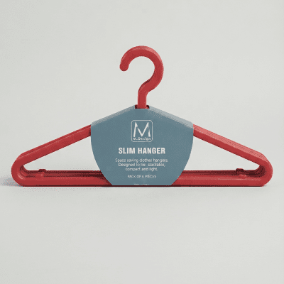طقم شماعات ملابس نحيفة موفرة للمساحة من "إم-ديزاين" - 5 قطع "M-Design" Slim Space-Saving Clothes Hangers Set - 5 Pieces