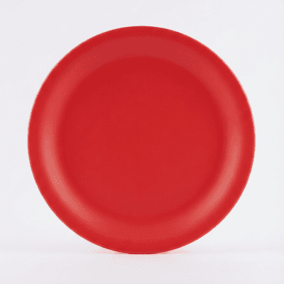 طبق تقديم مسطح باللون الأحمر من "إم-ديزاين" - مقاس 26 سم "M-Design" Red Flat Serving Plate - 26 cm
