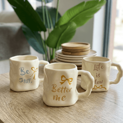 Luxury ceramic  mug  with different colors and designs  Birthday Gift 