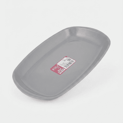 طبق تقديم بيضاوي "بايلي" من فولي لايف.  Foly Life "Bally" Oval Serving Tray.