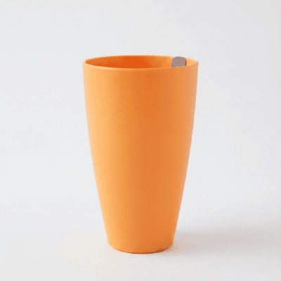 كوب مخروطي كبير - برتقالي.  Large Conical Tumbler - Orange.