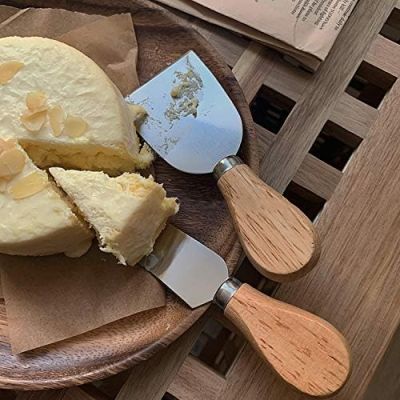طقم سكاكين الجبن للسفر مكون من 4 قطع