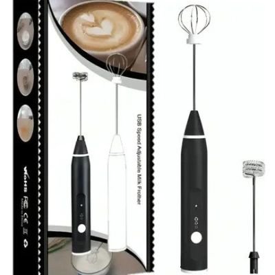 صانعة رغوة الحليب الكهربائية القابلة للشحن (بالقطعة)& USB Rechargeable Milk Frother (Single Piece)