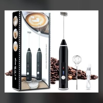 USB Rechargeable Electric Milk Frother & Handheld Whisk Bring the professional caf&eacute; experience right into your kitchen with this versatile USB Rechargeable Electric Milk Frother. Whether you want to whip up a creamy froth for your morning latte