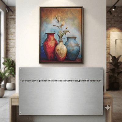 لوحة فازات وزهور (60&times;120 / 80&times;120) Vases & Flowers Canvas Print (60&times;120 / 80&times;120