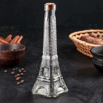  زجاجه على شكل برج إيفل (زجاجة 500 مل)