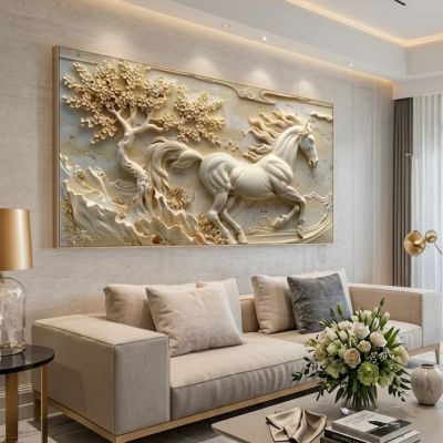 لوحه بها أناقةٌ ذهبية. متاح مقاس ( 60*120 / 80*120 )  Golden elegance.