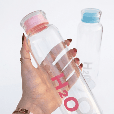 H2O water bottle