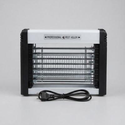 صاعق حشرات كهربائي احترافي (مصباح قاتل الناموس والذباب).  & : Professional Electric Pest Killer (Electronic Insect Zapper).