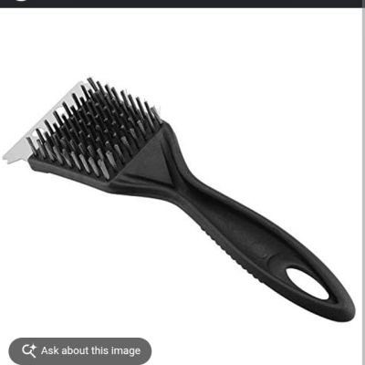 مكشطة وفرشاة تنظيف البوتاجاز والشوايات 2 في  2-in-1 Grill and Stove Cleaning Scraper Brush