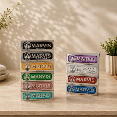 معجون أسنان "مارفيس" الإيطالي الفاخر (قطعة عشوائية بنكهات متنوعة)  & : MARVIS Luxury Toothpaste (Random Flavor / Single Piece)