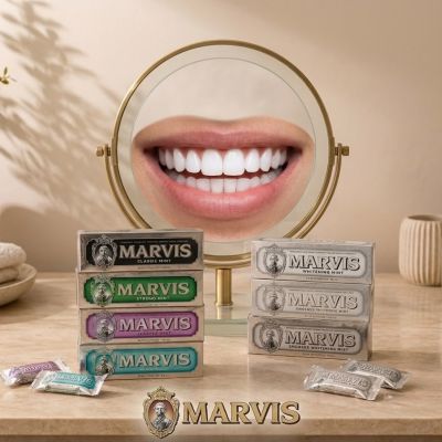معجون أسنان "مارفيس" الإيطالي الفاخر (قطعة عشوائية بنكهات متنوعة)  & : MARVIS Luxury Toothpaste (Random Flavor / Single Piece)