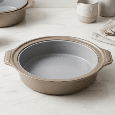 قالب كيك دائري قابل للطيFoldable round cake pan 