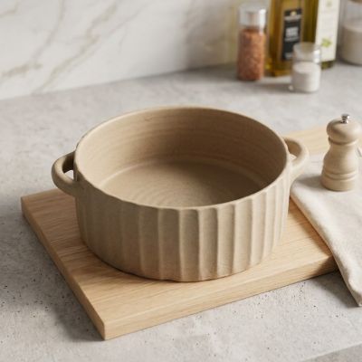 طاجن براند مودرا بيد جامبو مصنوع هاند ميد من الفخار & Modra Brand Jumbo Handle Tagine / Baking Dish