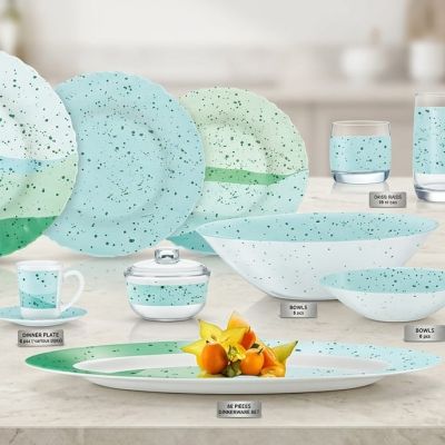 طقم اركوبيركس 66قطعه لومينارك Luminarc 66-piece Arcopal set 