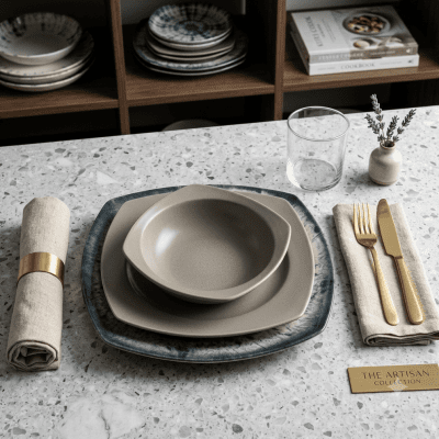 طقم عشاء اوريل 16قطعه من توربيني اند دولار Oriel 16-piece dinner set by Turpini & Dollar 