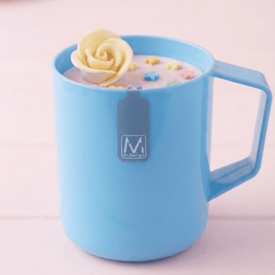 مج أطفال صغير بلاستيكي (أزرق فاتح) / Small Plastic Kids Mug (Light Blue)