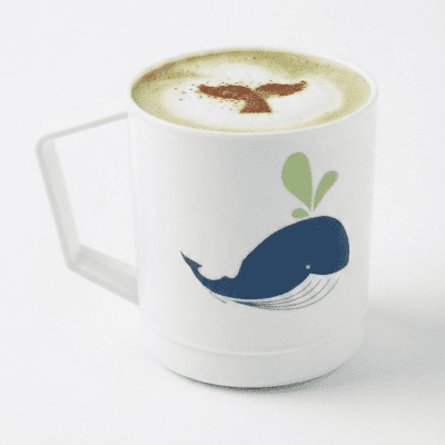 مج صغير بتصميم الحوت اللطيف ​Small Cute Whale Mug