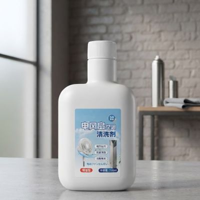 فوم منظف ومطهر للمراوح والمكيفات (سعة 350 مل).  & : Air Conditioner & Electric Fan Cleaning Foam Spray (350ml).