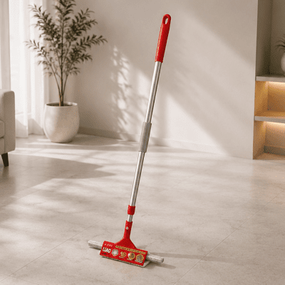 ممسحة ومساحة زجاج مع عصا تلسكوبية من لياو (LIAO Telescopic Window Cleaner Squeegee).  & : LIAO Telescopic Window Cleaner Squeegee.